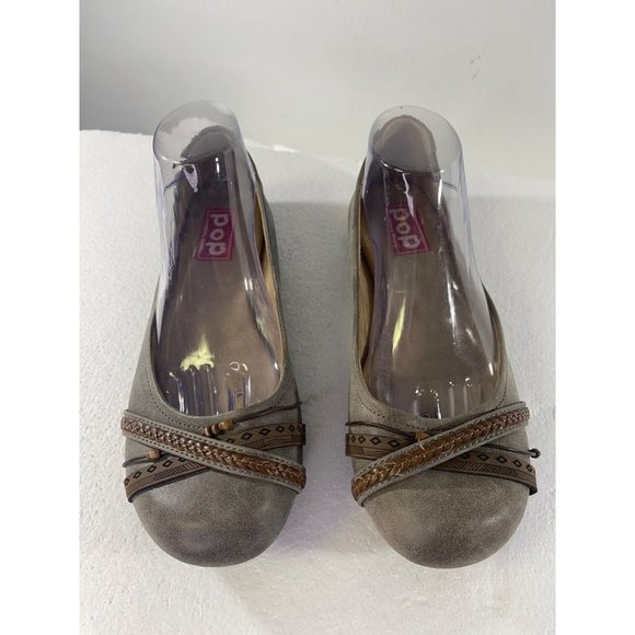 PoP womens Gazer size 11 M Memory Foam grey slip on casual comfort - Picture 14 of 16